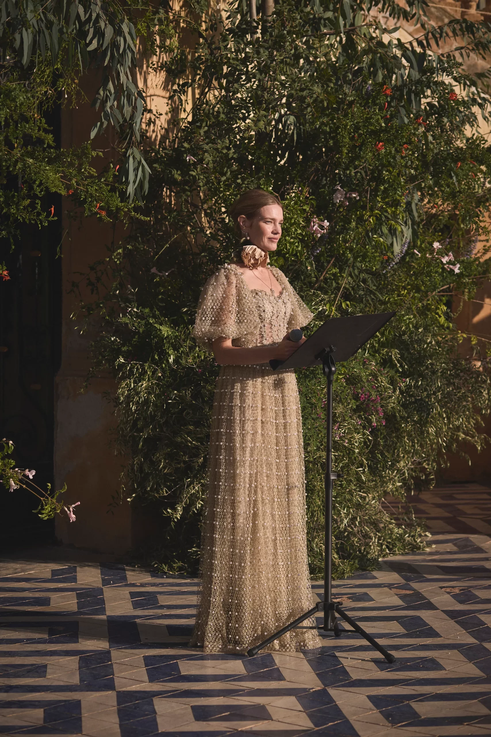 De bruiloft van Mariacarla Boscono en Claudio Stecchi