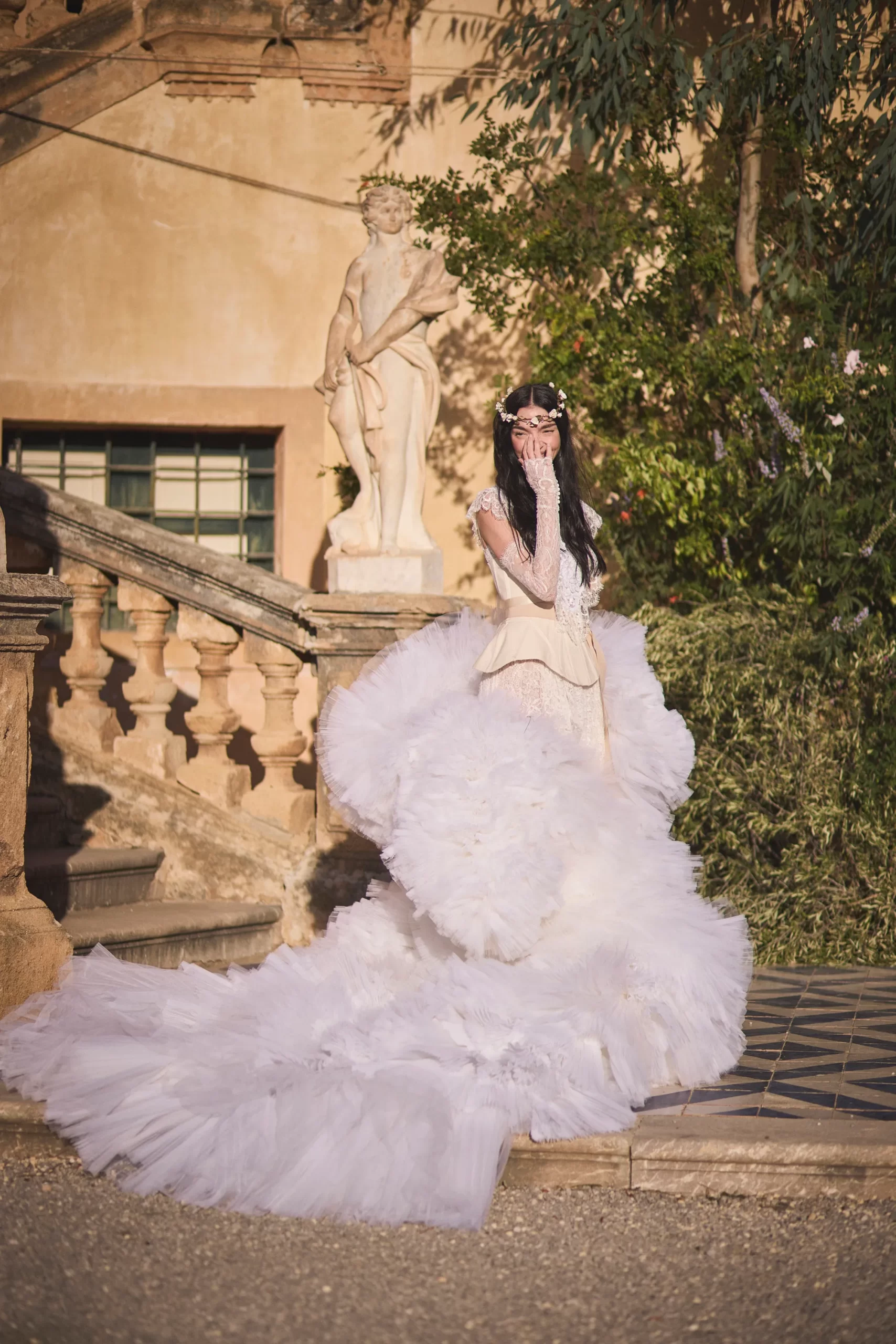 De bruiloft van Mariacarla Boscono en Claudio Stecchi