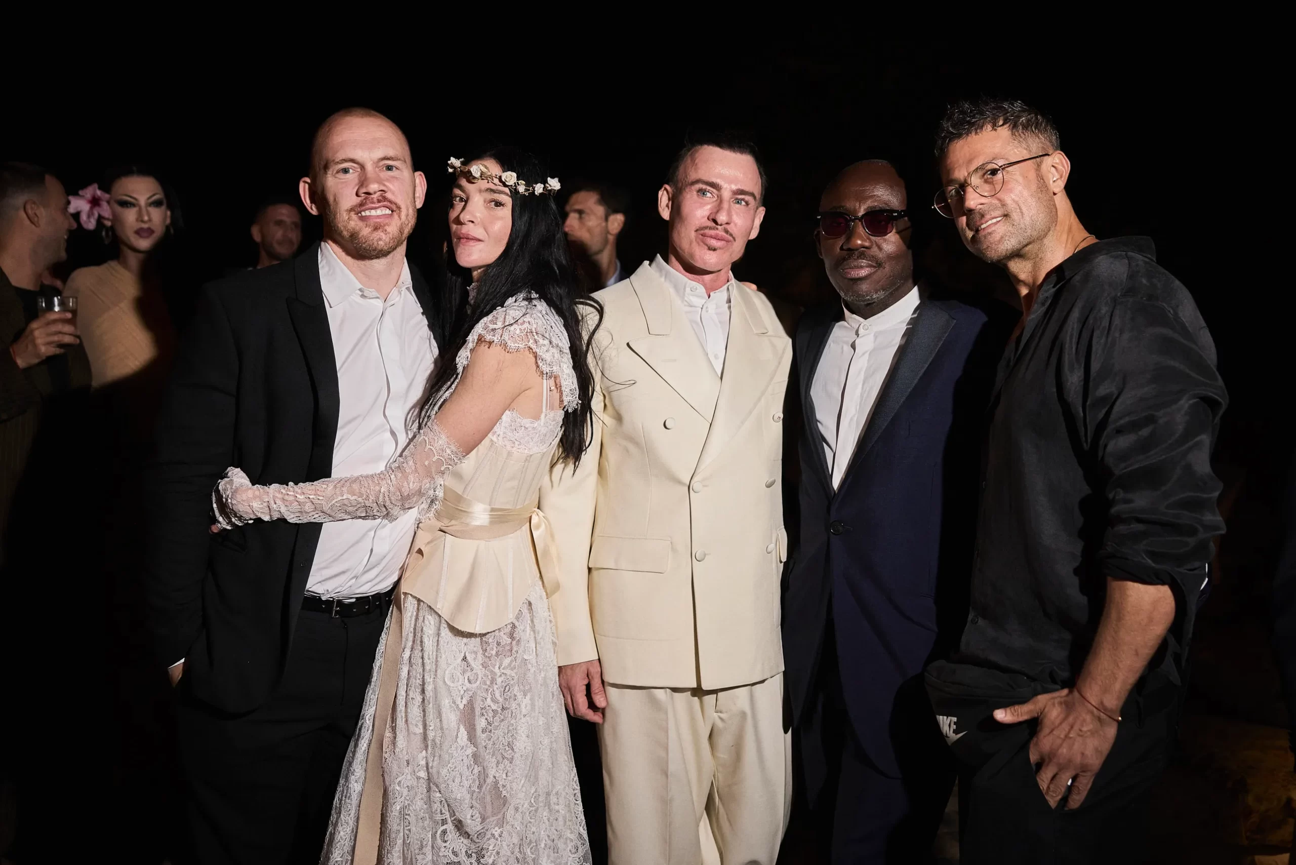 De bruiloft van Mariacarla Boscono en Claudio Stecchi