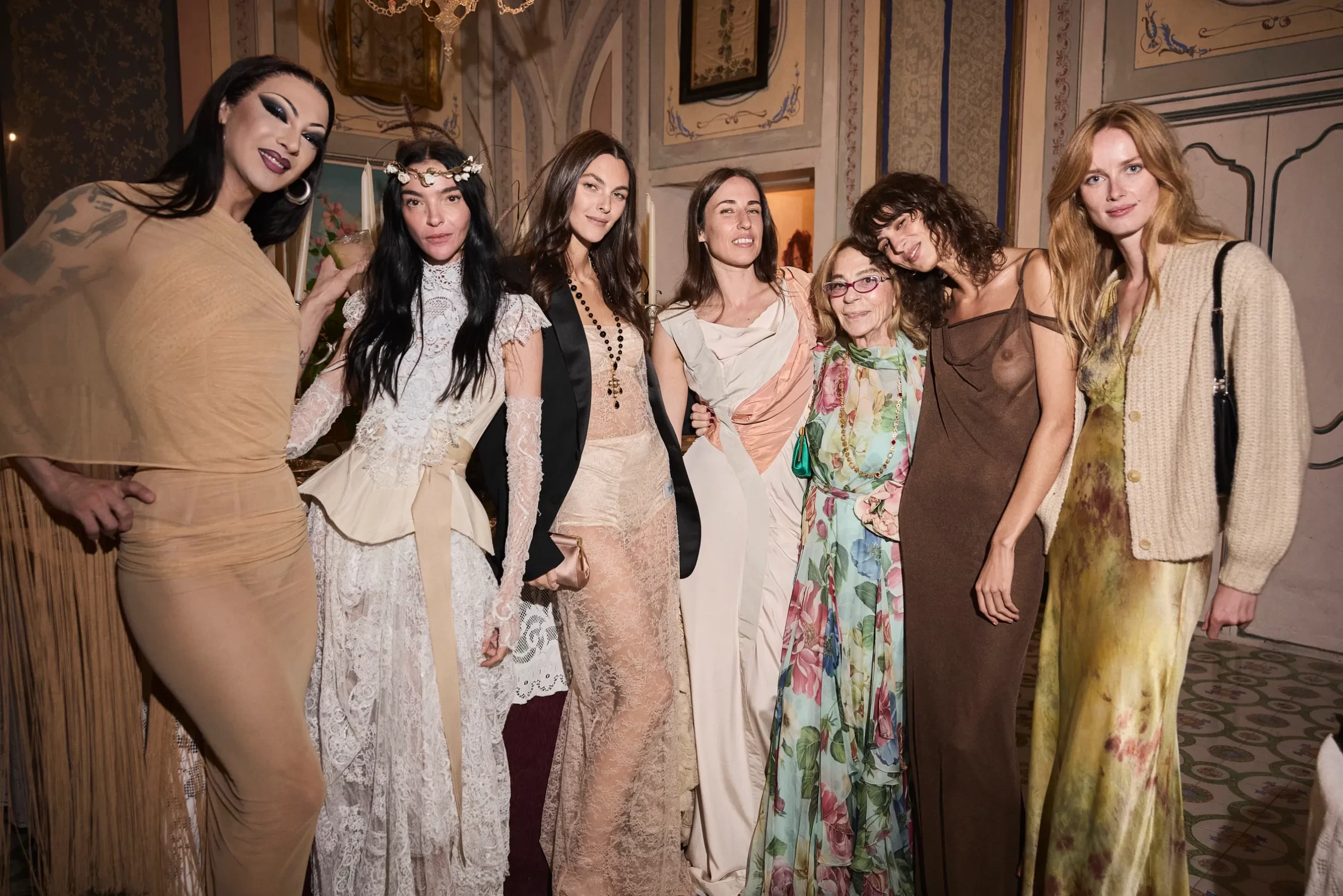 De bruiloft van Mariacarla Boscono en Claudio Stecchi