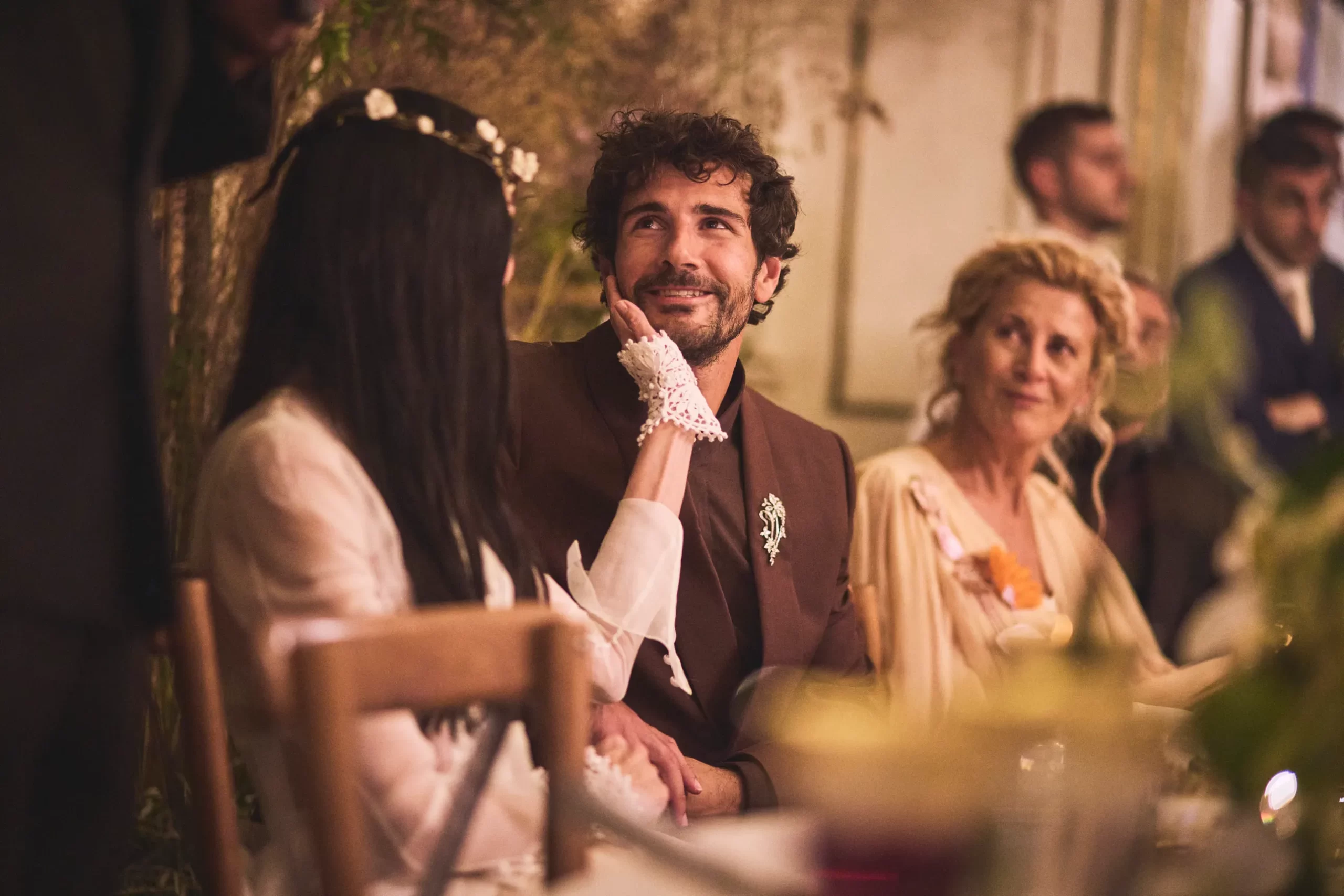 De bruiloft van Mariacarla Boscono en Claudio Stecchi