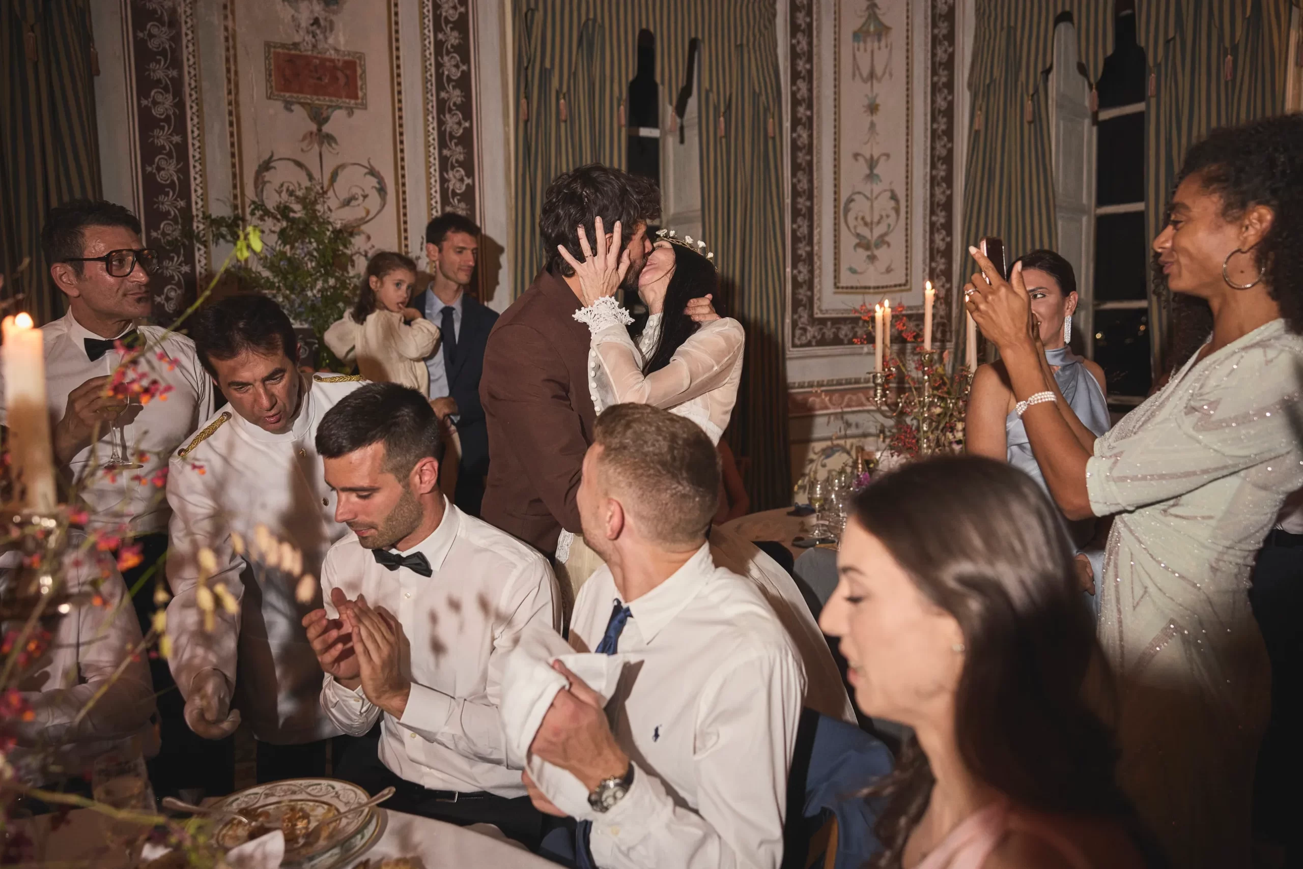 De bruiloft van Mariacarla Boscono en Claudio Stecchi