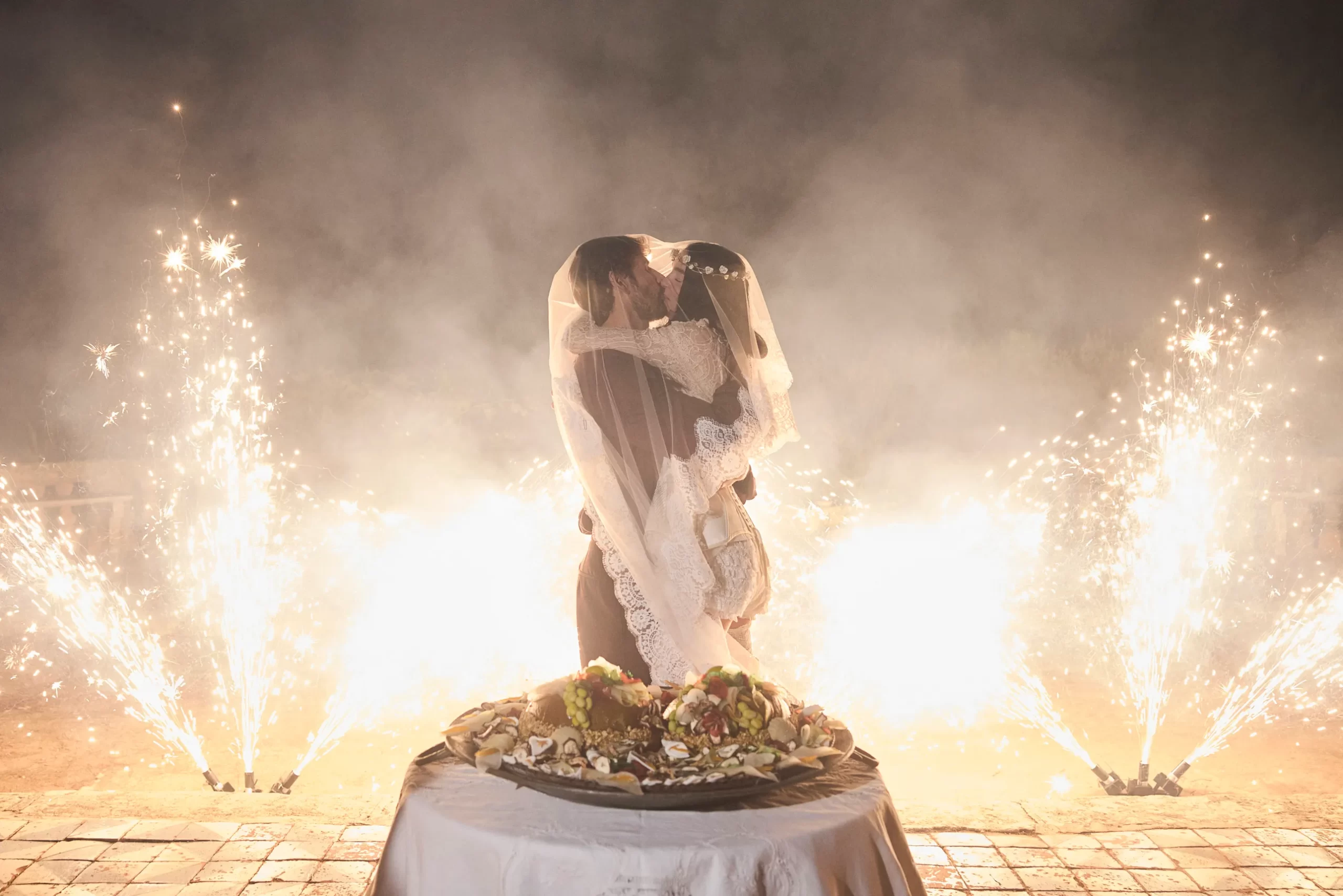 De bruiloft van Mariacarla Boscono en Claudio Stecchi