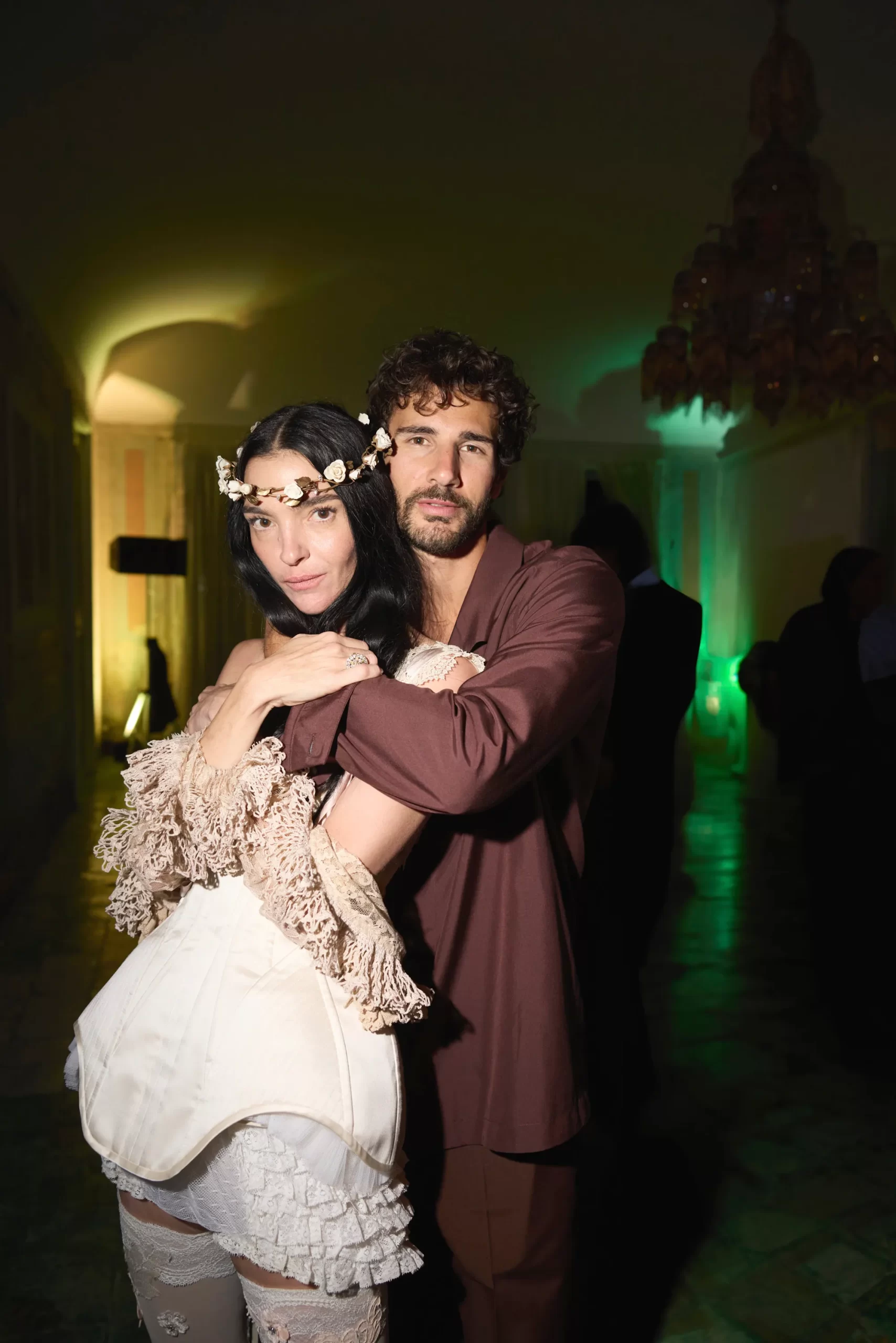 De bruiloft van Mariacarla Boscono en Claudio Stecchi