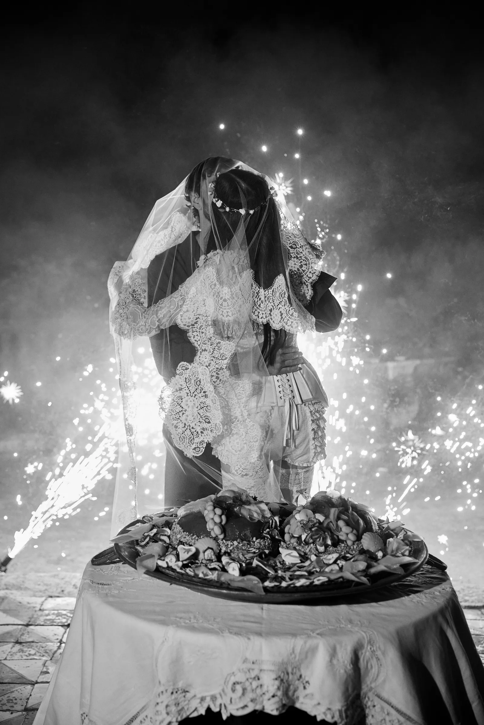 De bruiloft van Mariacarla Boscono en Claudio Stecchi