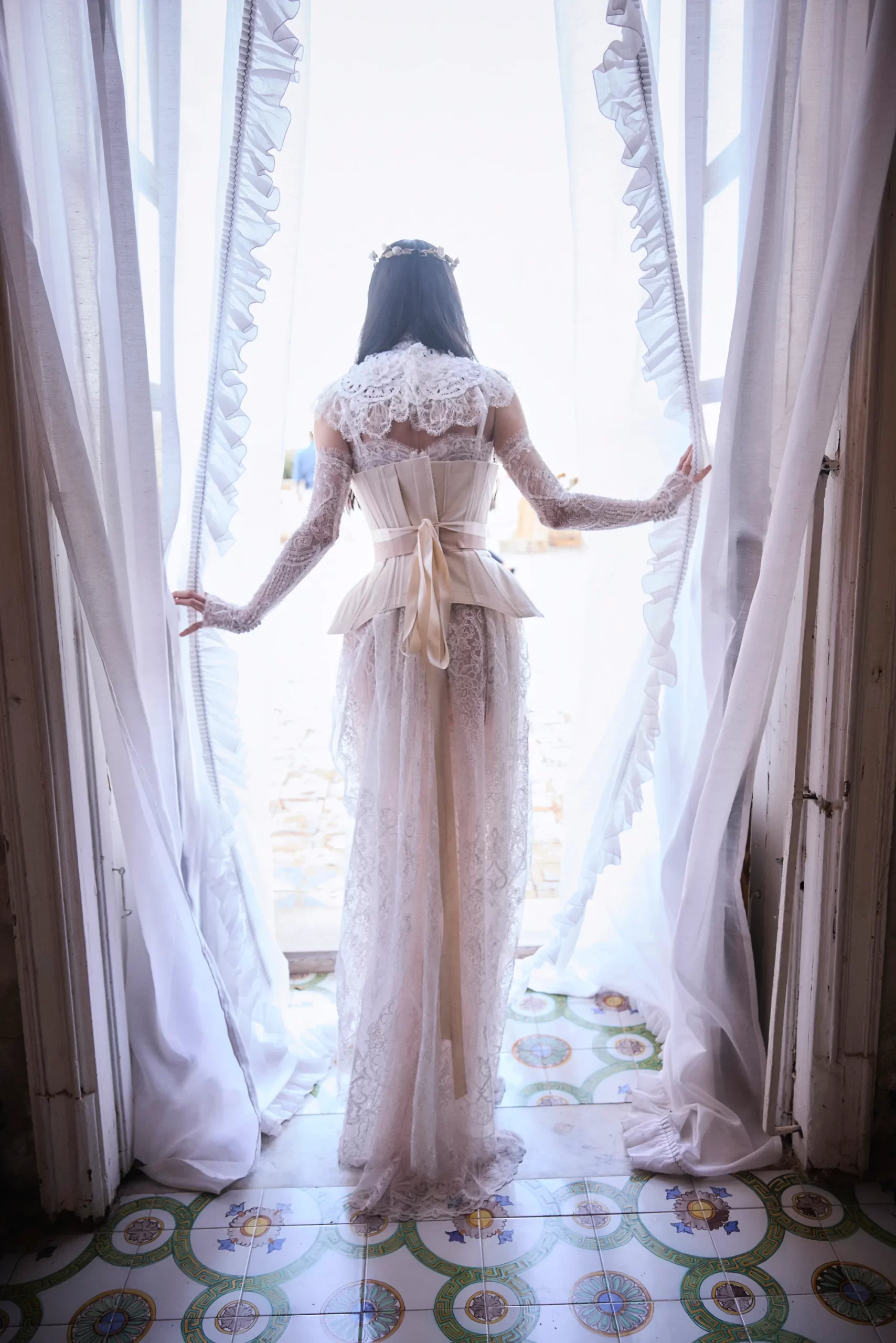 De bruiloft van Mariacarla Boscono en Claudio Stecchi