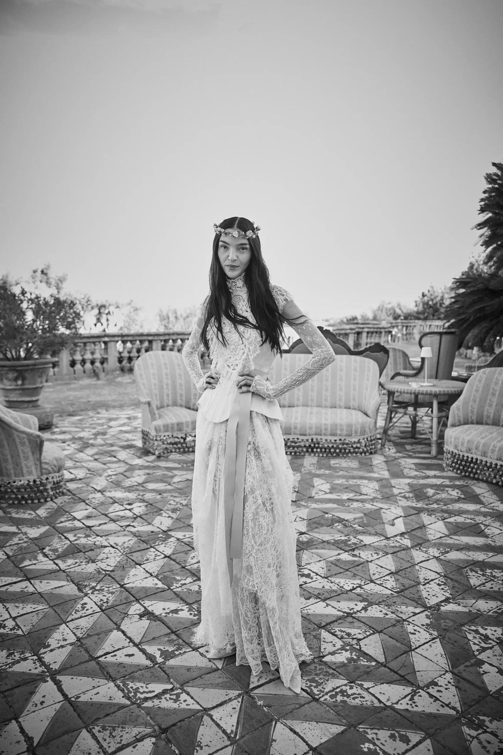 De bruiloft van Mariacarla Boscono en Claudio Stecchi