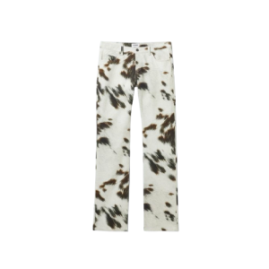 Koeienprint broek