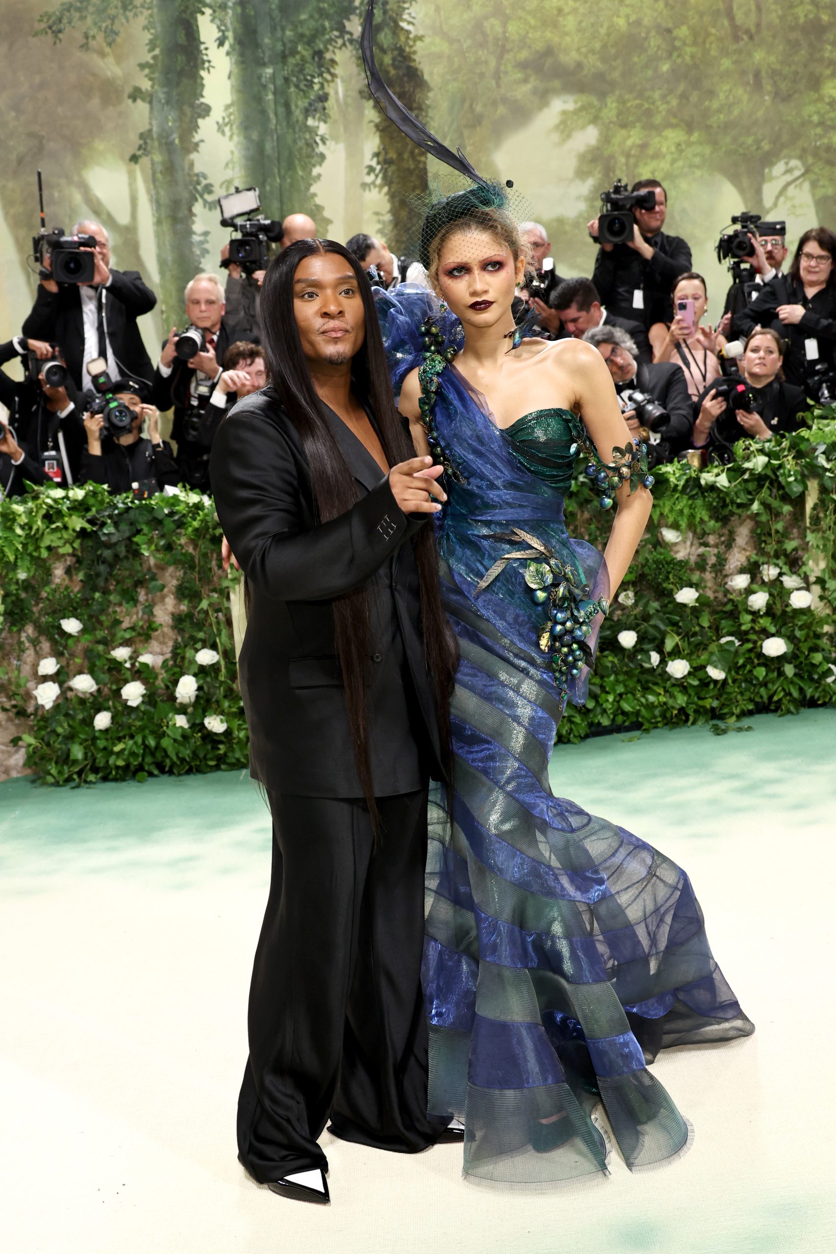 Law Roach en Zendaya op het Met Gala 2024