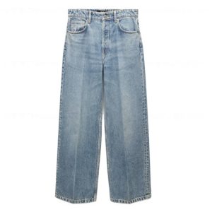 Mango Wideleg low-rise jeans