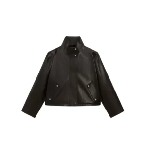 jas van imitatieleer Massimo Dutti