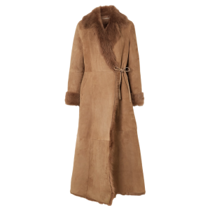 Nour Hammour winterjas shearling rand 