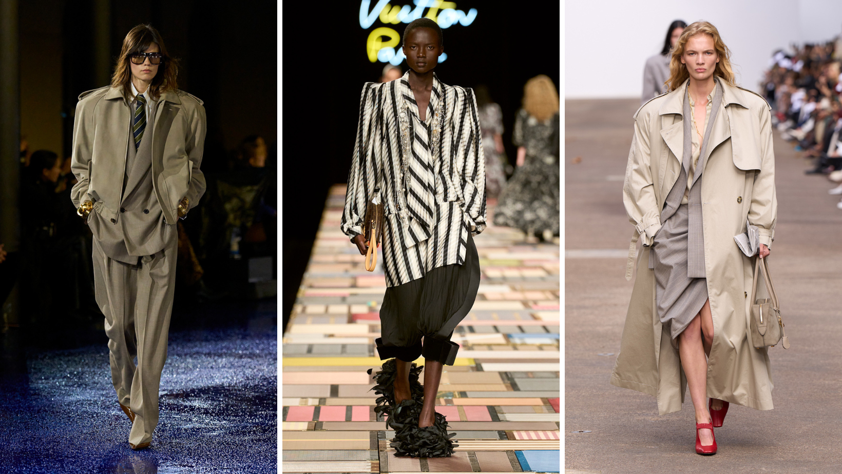 Paris fashion week lente zomer 2025 trend eighties office