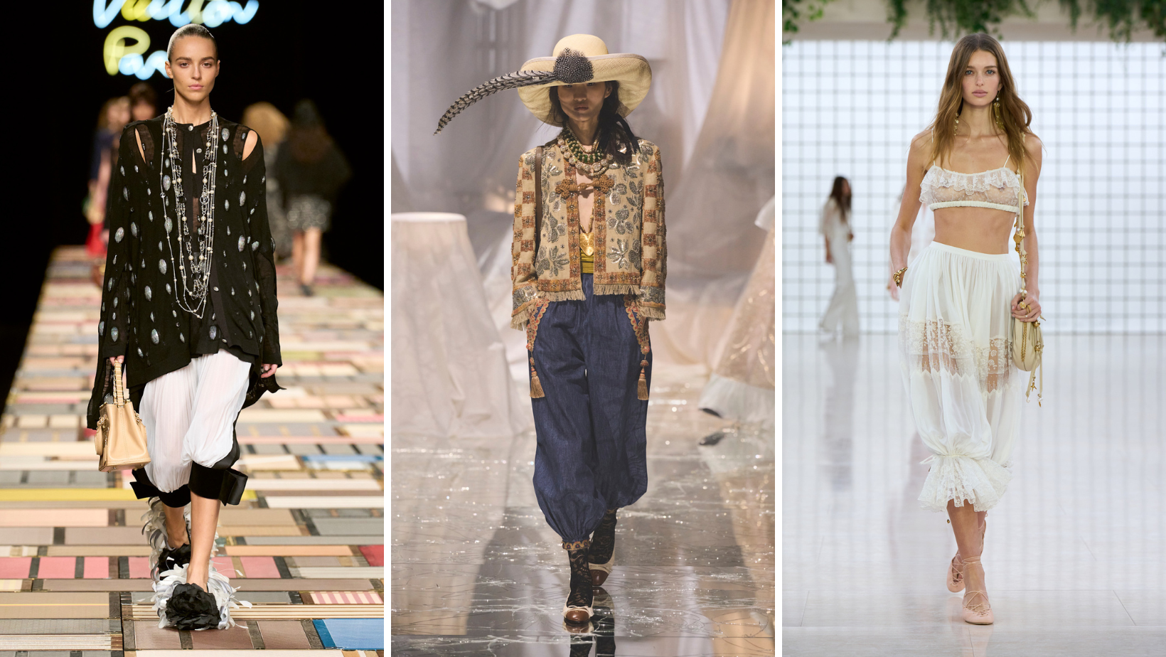 Paris fashion week trend pofbroek