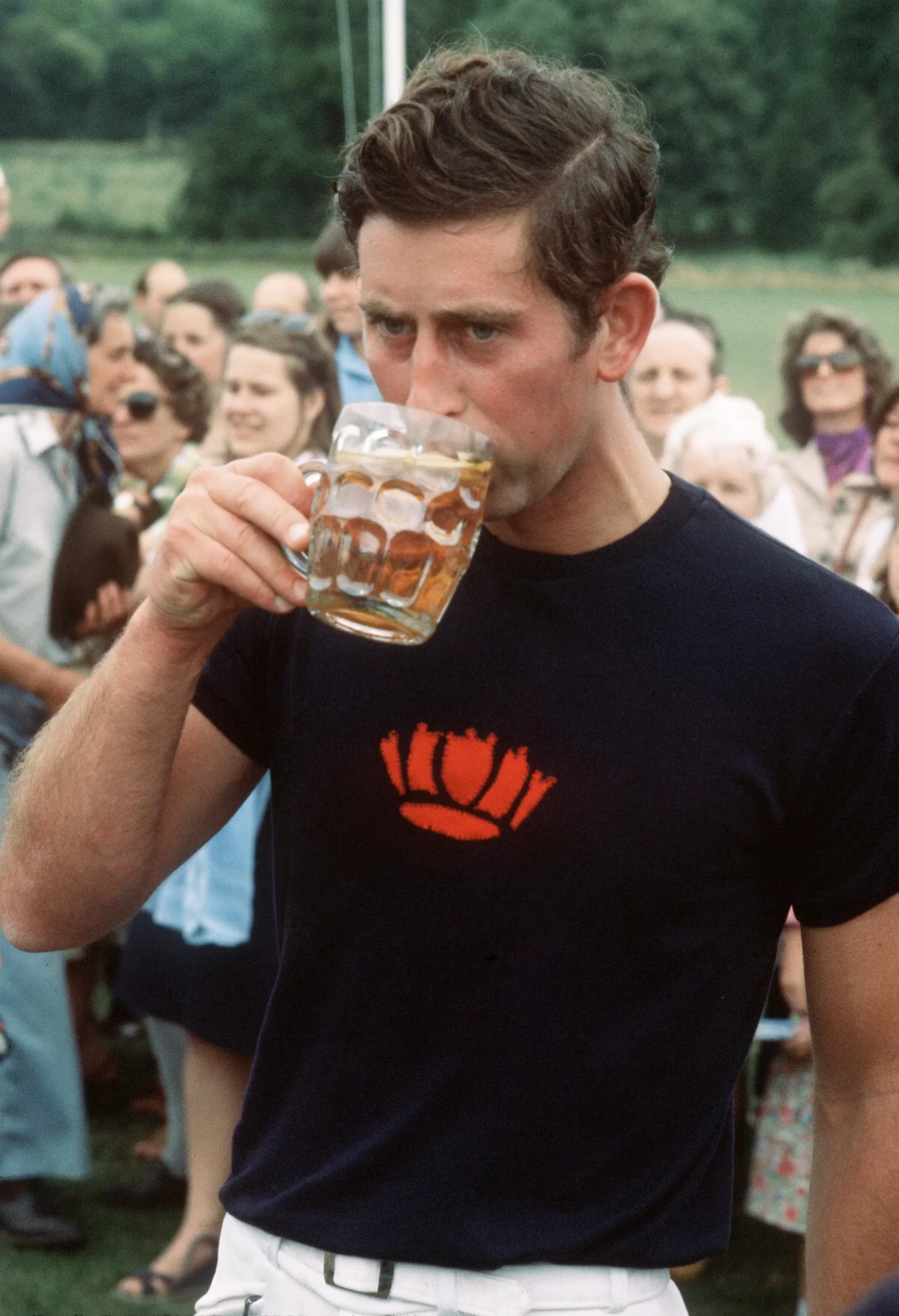 Koning Charles toen hij jong was