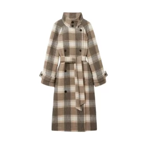 Reiss jas met ruitendessin