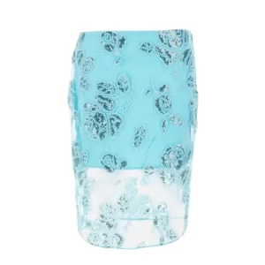 Rotate blauwe sheer skirt