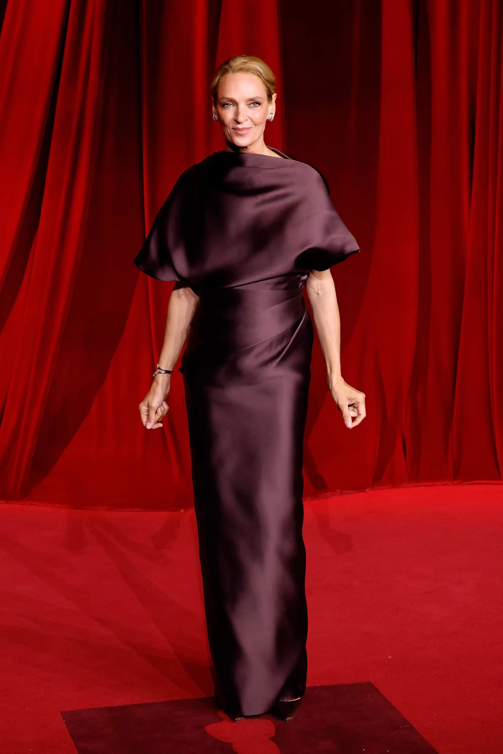 Uma Thurman in Fendi bij het Academy Museum Gala 2024