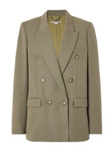 wollen blazer ruit, stella mccartney