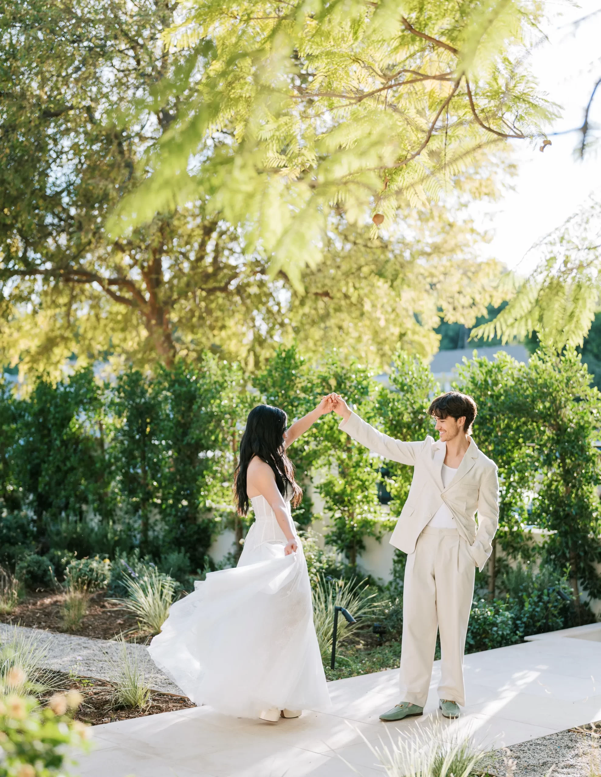 De bruiloft van Lana Condor en Anthony De La Torre