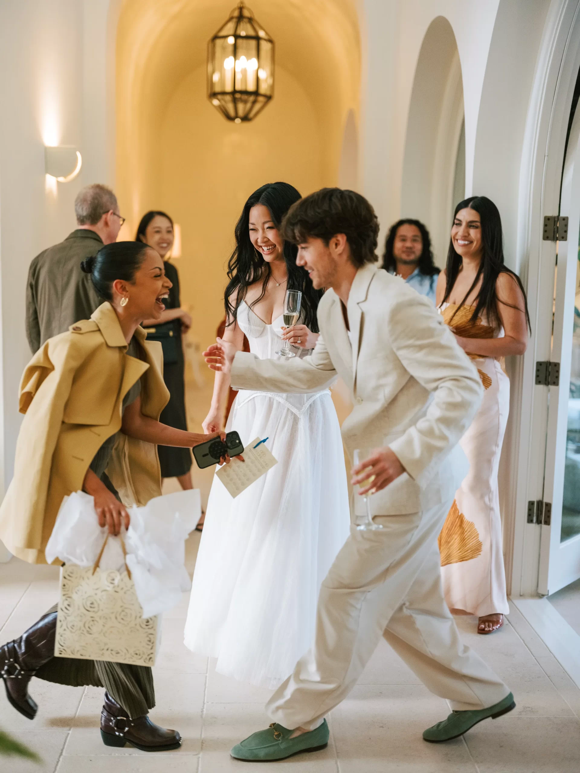 De bruiloft van Lana Condor en Anthony De La Torre