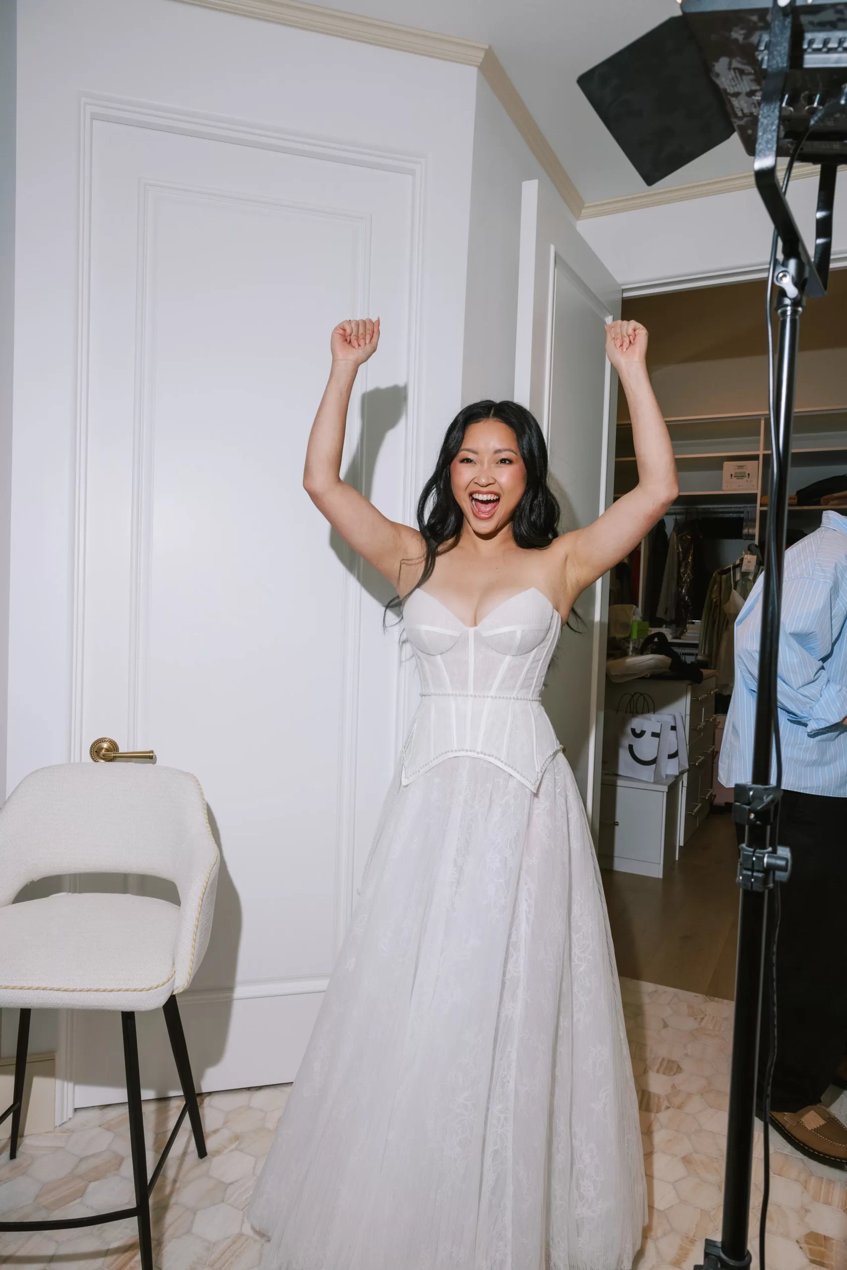 De bruiloft van Lana Condor en Anthony De La Torre