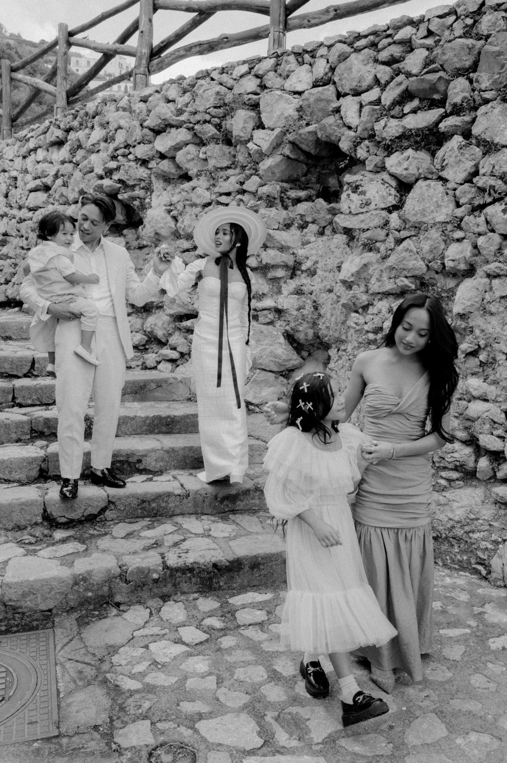 De bruiloft van Rumailah Burden in Ravello aan de Amalfikust