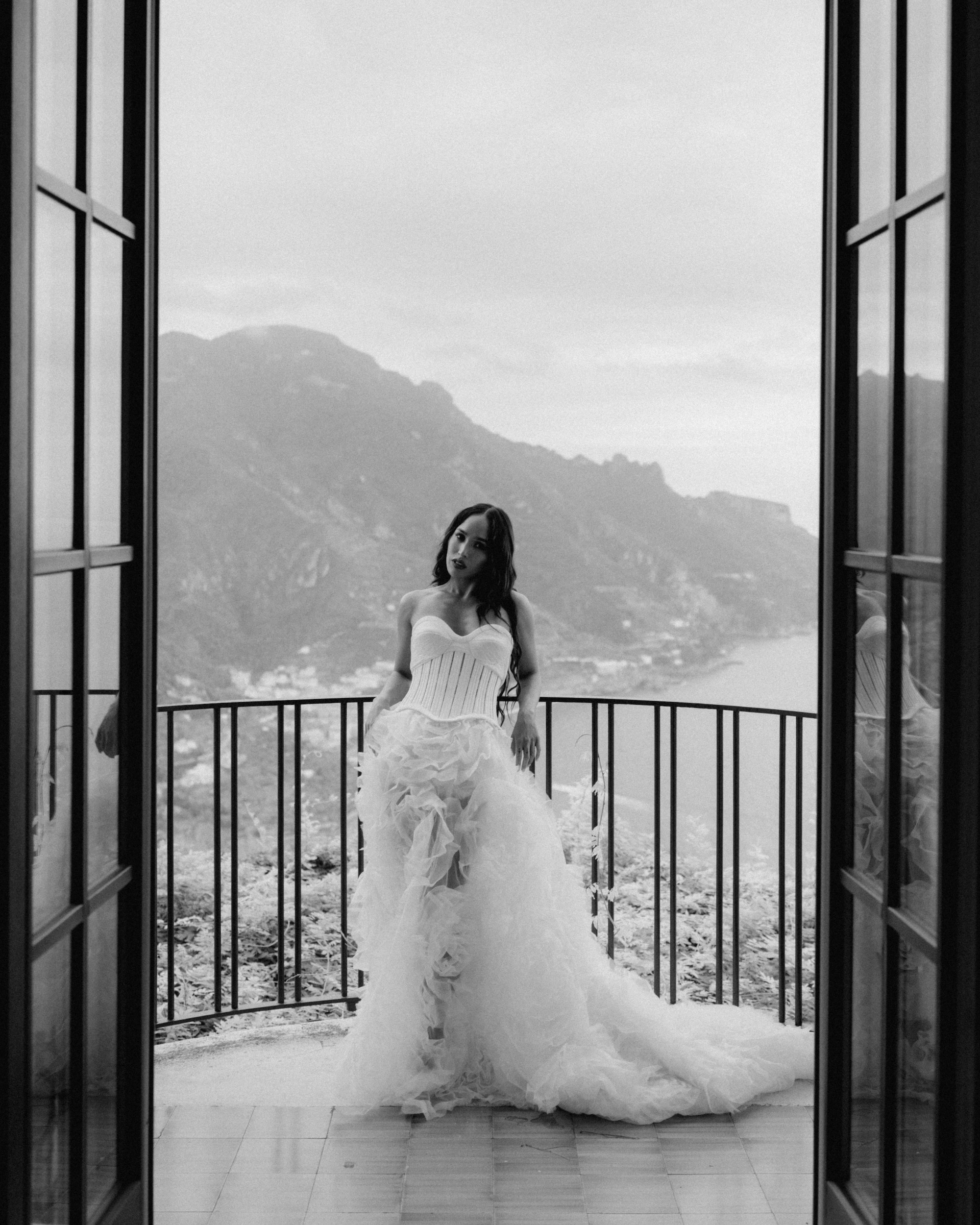 De bruiloft van Rumailah Burden in Ravello aan de Amalfikust