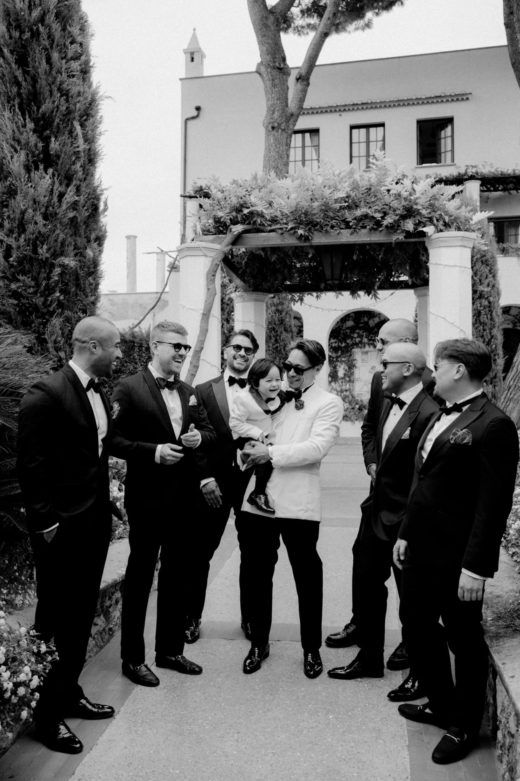 De bruiloft van Rumailah Burden in Ravello aan de Amalfikust