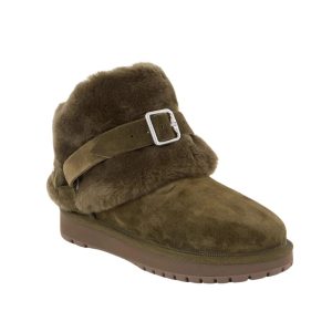 Shearling enkellaarzen van Burberry