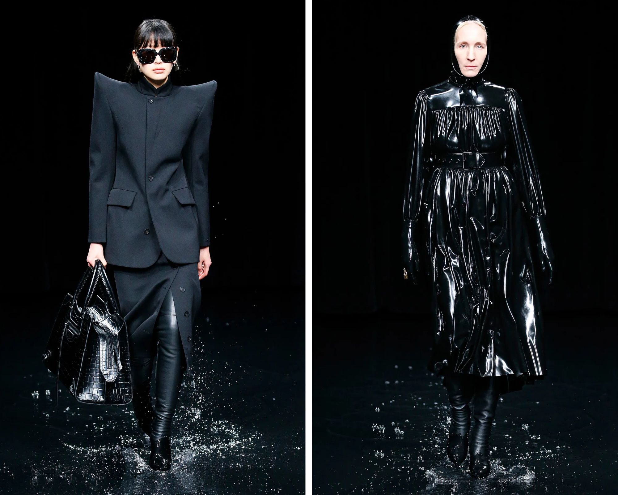 Balenciaga herfst/winter 2020, een van de shows in de tentoonstelling Inventing The Runway
