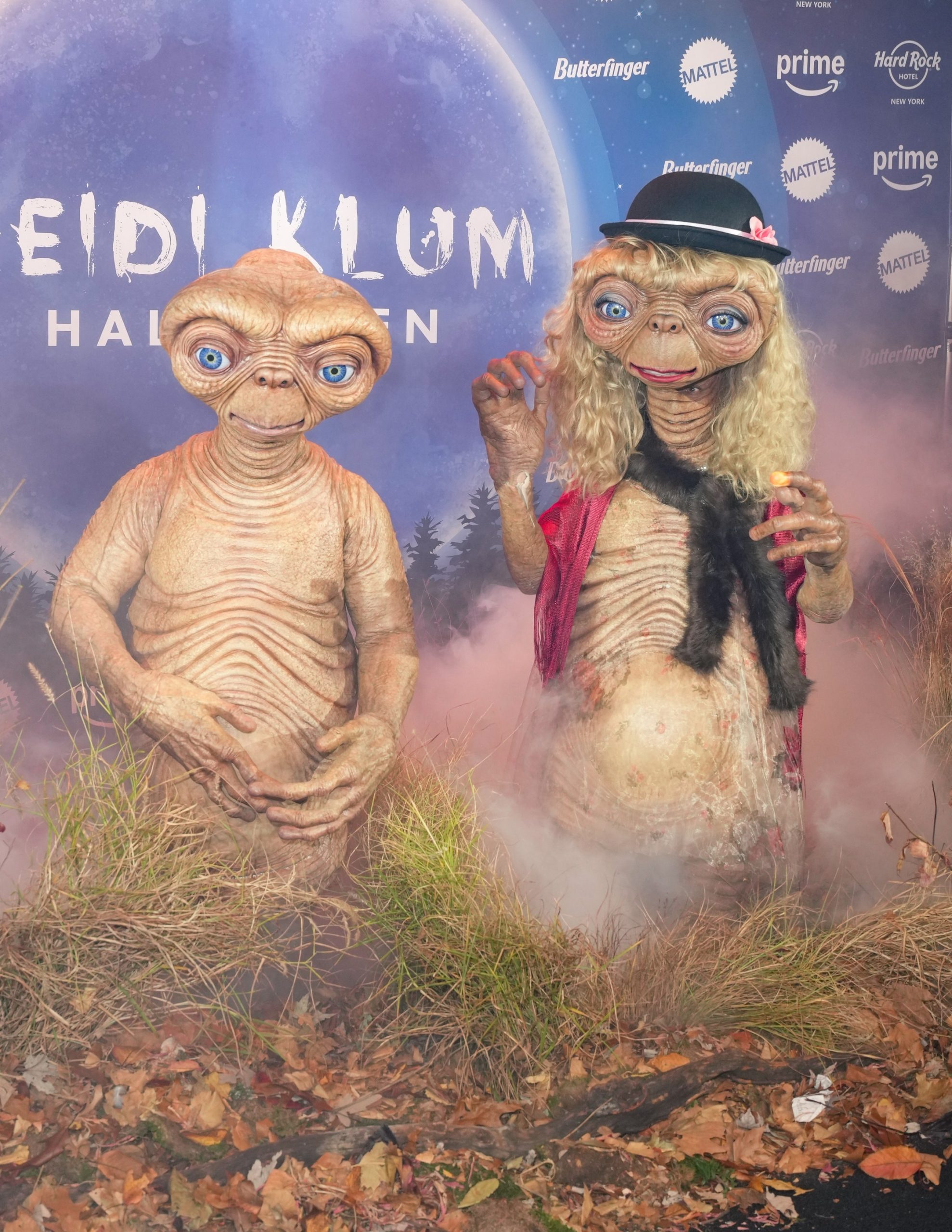 Heidi klum tom kaulitz halloween 2024 e.t.