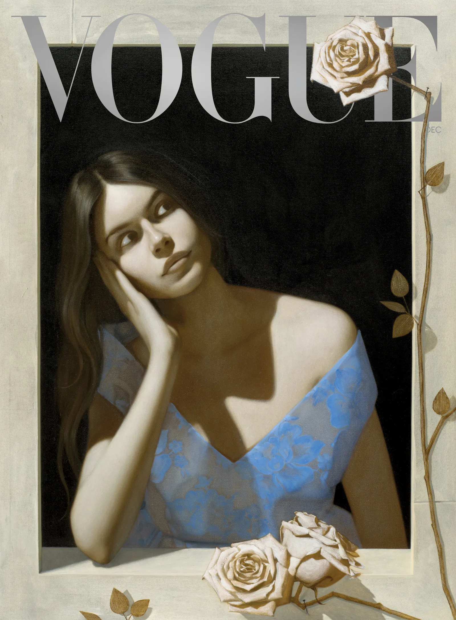 Kaia Geber op de cover van Vogue US