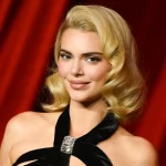 Kendall Jenner met blond haar
