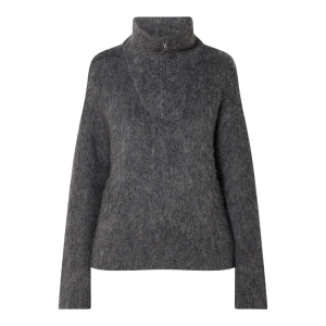 modstrom trui alpaca wolblende halve rits