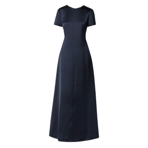 proenza shoulder white label blauwe maxi jurk