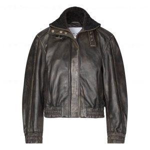 Samsøe Samsøe leren jas