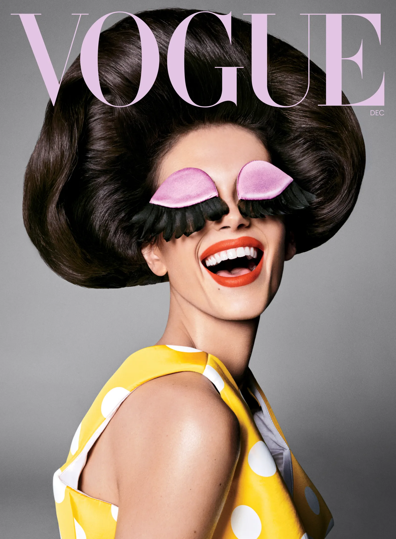 Kaia Gerber op de cover van Vogue US, gekleed in Marc Jacobs