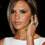 Victoria Beckham met een asymmetrische bob