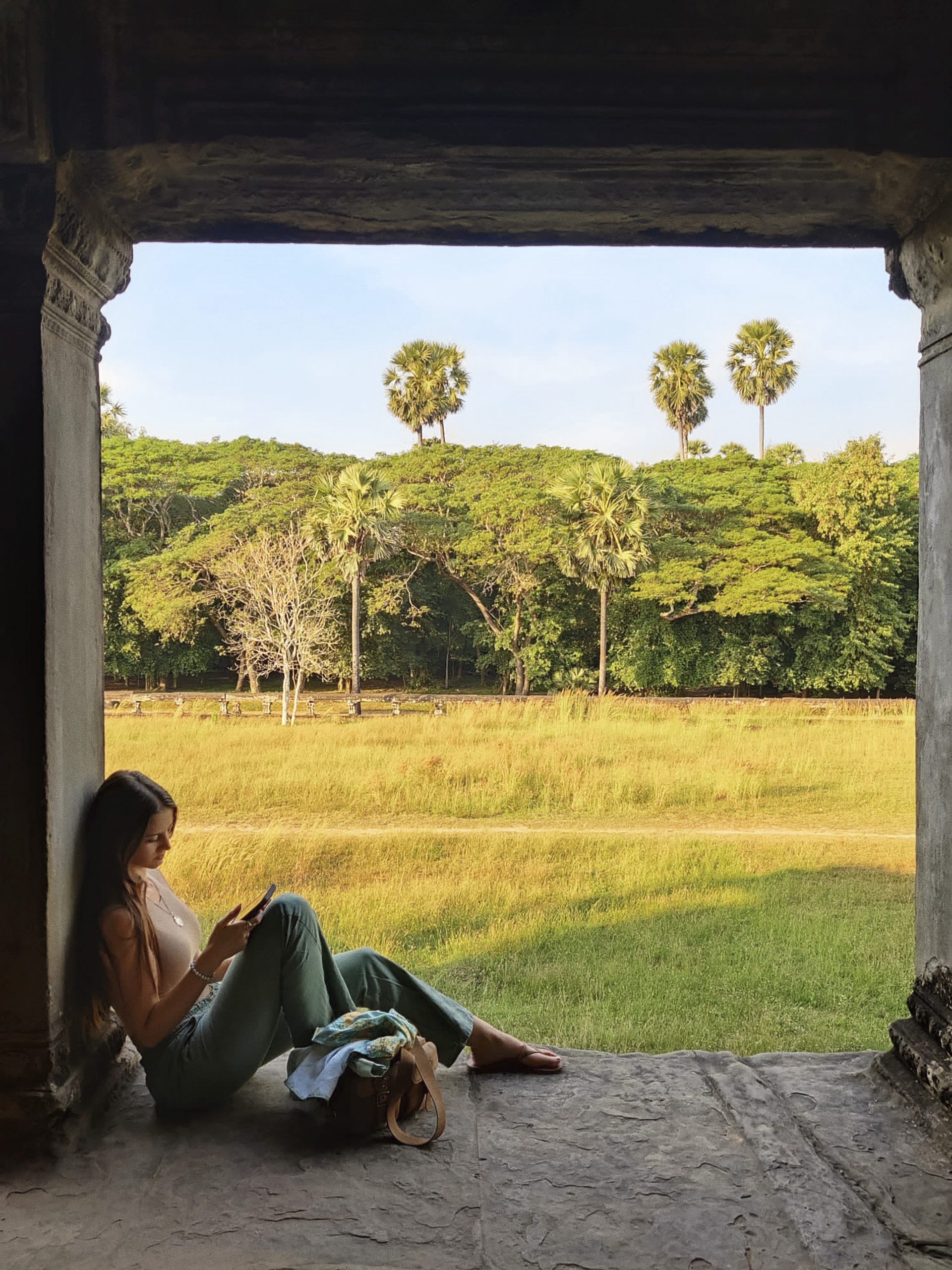 Lexie zit op de grond