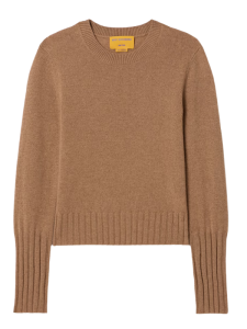 cafe latte trui, bruine trui