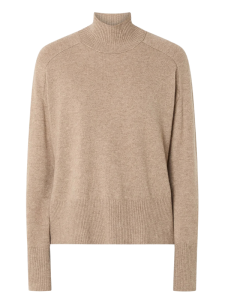 cafe latte trui, bruine trui