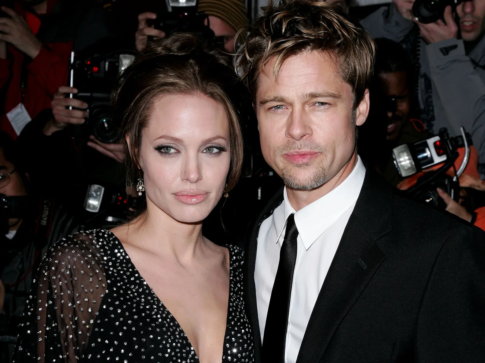 Angelina Jolie en Brad Pitt