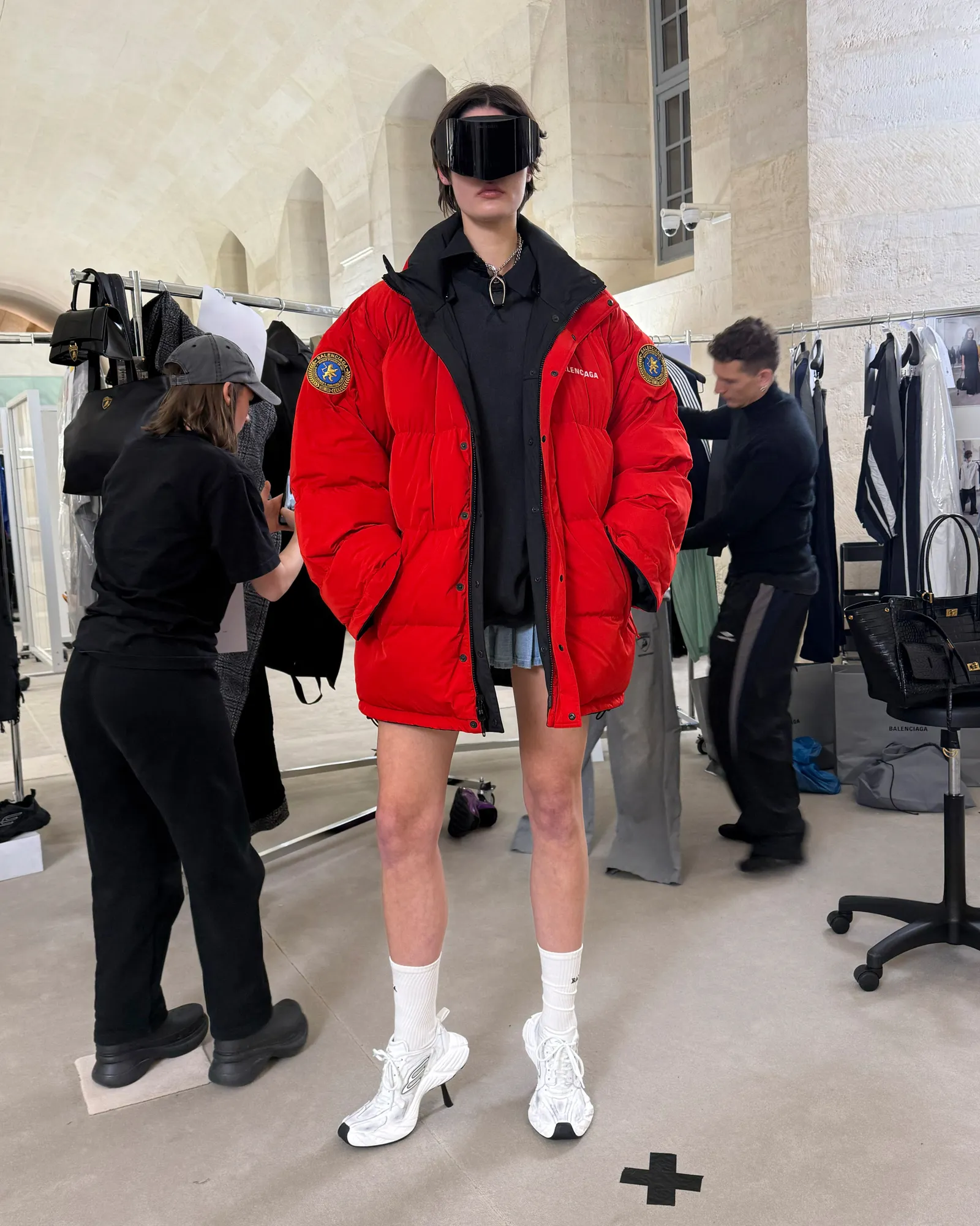 Balenciaga hybrideschoen naaldhak en sneaker uit herfst/winter 2025 collectie