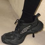 Balenciaga hybrideschoen naaldhak en sneaker uit herfst/winter 2025 collectie