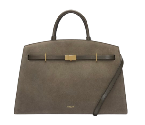 Demellier London suede tas schoonmaken