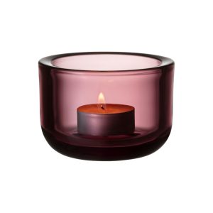 Bordeauxrode waxinelichthouder