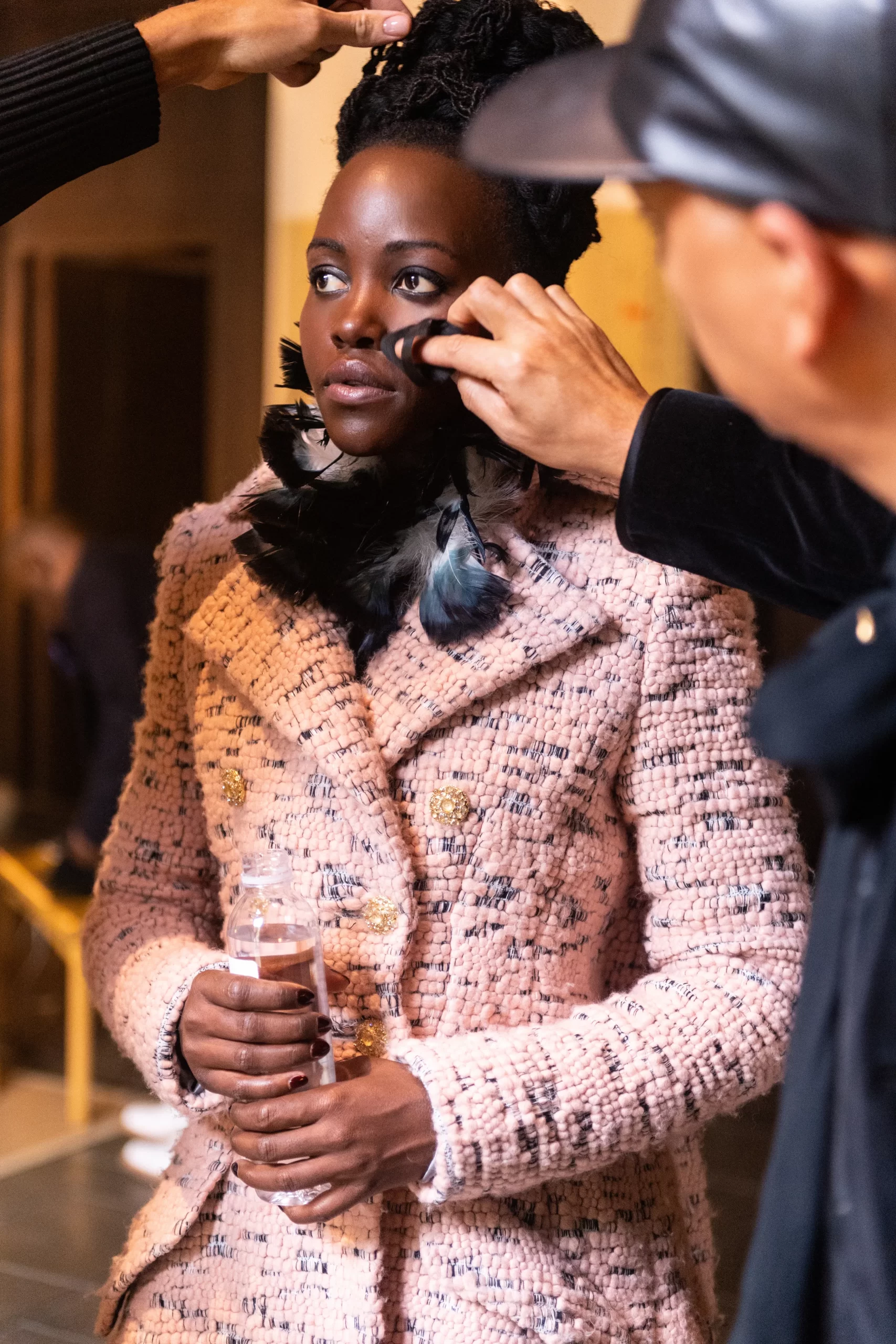 Lupita Nyong'o voor Chanel show in Hangzhou