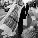 Marlijn Hoek draagt een kledinghoes van Jil Sander in Vogue januari/februari 2024