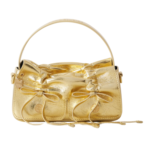 acne studios gouden tas